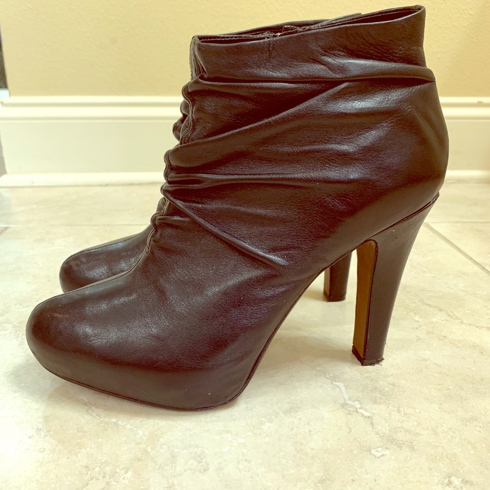 Cynthia Rowley leather booties.